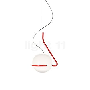 Tonda Pendant Light orange/white - 25 cm