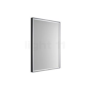 Top Light Lumen Specchio cosmetico LED nero opaco, Black Edition, H.80 x L.60 cm , Vendita di giacenze, Merce nuova, Imballaggio originale