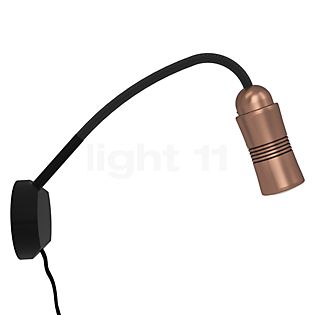 Top Light Neo! Flex Hotel II Væglampe LED lavspænding kobber/kabel sort