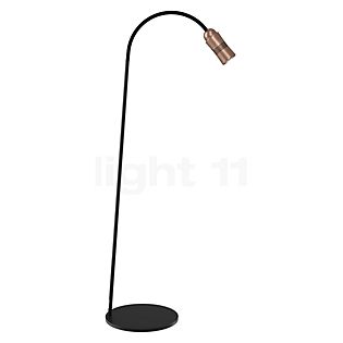 Top Light Neo! Lampadaire LED cuivre/câble noir
