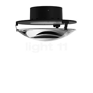 Top Light Paxx Lampada da soffitto LED nero opaco - Black Edition - lente traslucida