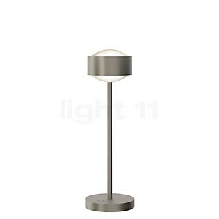 Top Light Puk! 120 Eye Avantgarde Lampe de table LED nickel mat - lentille mat
