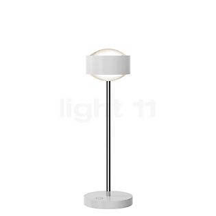 Top Light Puk! 120 Eye Avantgarde Tafellamp LED wit mat/chroom - lens mat