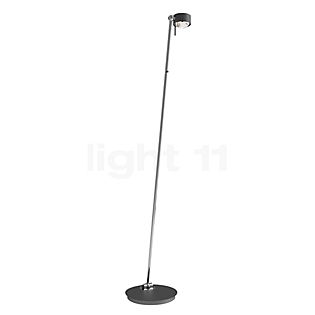 Top Light Puk! 80 Avantgarde Floor Lamp LED anthracite matt/chrome - lens clear