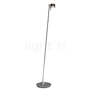 Top Light Puk! 80 Avantgarde Floor Lamp LED black-wood/chrome - lens clear