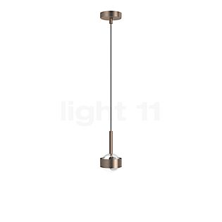 Top Light Puk Drop, lámpara de suspensión LED níquel mate