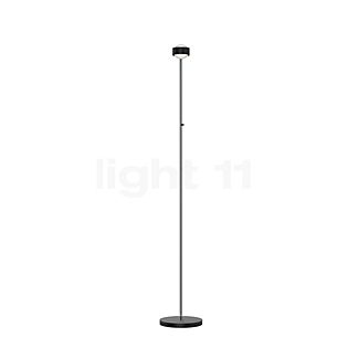 Top Light Puk Eye Floor Lampadaire LED noir mat/chrome - lentille mat