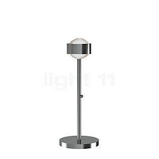Top Light Puk Eye Table, lámpara de sobremesa LED cromo mate - 37 cm