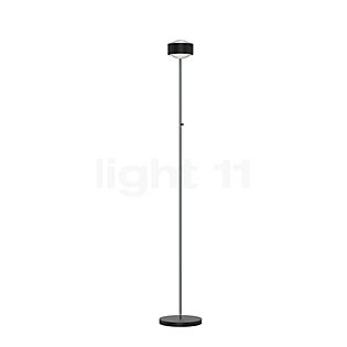 Top Light Puk Maxx Eye Floor Lampada da terra LED nero opaco/cromo - 132 cm - lente opaca