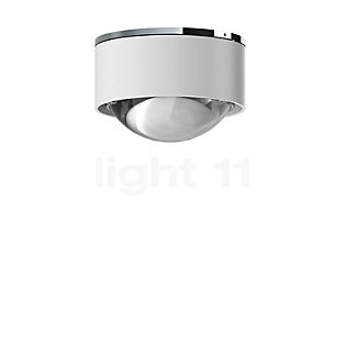 Top Light Puk One 2 LED bianco opaco/cromo - lente traslucida
