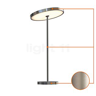 Top Light Sun Lampe de table ø21 cm large LED nickel mat