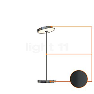 Top Light Sun Table lamp ø13 cm large LED anthracite/pole chrome glossy
