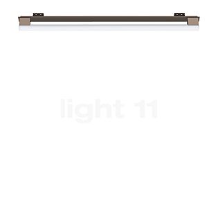 Top Light Two Socket Base Fix Lampe de miroir nickel mat