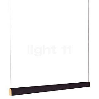 Tunto Curve, lámpara de suspensión LED negro/dorado - 134 cm - Dali