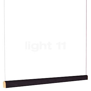 Tunto Curve, lámpara de suspensión LED negro/dorado - 164 cm - Dali