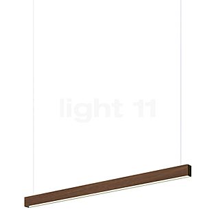 Tunto Square, lámpara de suspensión LED nogal - 134 cm - Dali