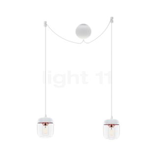 Umage Acorn Cannonball Hanglamp 2-lichts wit koper