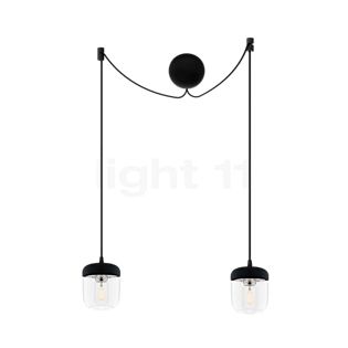 Umage Acorn Cannonball Hanglamp 2-lichts zwart roestvrij staal