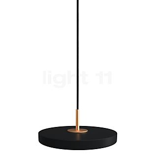 Umage Asteria Micro, lámpara de suspensión LED negro - Cover latón