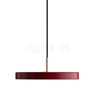 Umage Asteria Mini, lámpara de suspensión LED rojo - Cover latón