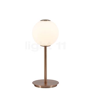 Umage Audrey, lámpara de sobremesa LED latón/vidrio opalino