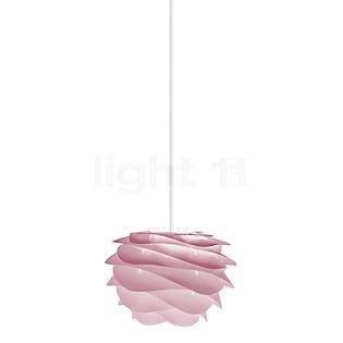 Umage Carmina mini Pendel lyserød, kabel hvid