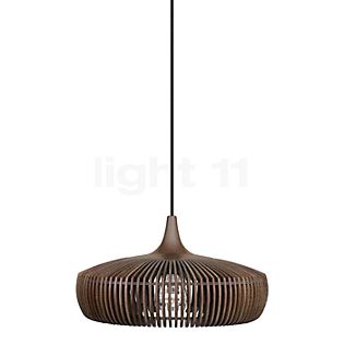 Umage Clava Dine Wood, lámpara de suspensión roble oscuro, florón circular, cable negro , Venta de almacén, nuevo, embalaje original