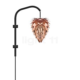 Umage Conia, lámpara de pared negro/cobre - 30 cm
