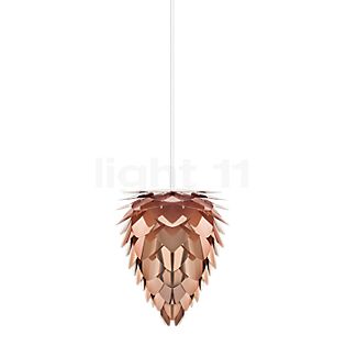 Umage Conia, lámpara de suspensión cobre/cable blanco - 30 cm