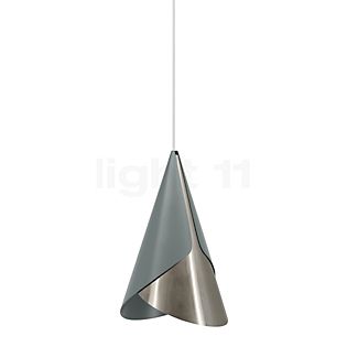 Umage Cornet Pendant light dark grey/steel - ceiling rose conical - cable white