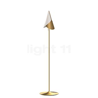 Umage Cornet Santé Floor lamp brass brushed - white/brass