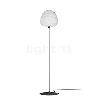 Umage Eos Evia Santé, lámpara de pie marco negro/pantalla blanco - ø40 cm