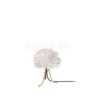 Umage Eos Lampada da tavolo telaio ottone/paralume bianco - ø20 cm