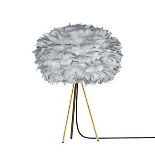 Umage Eos Lampe de table châssis laiton/abat-jour gris - ø45 cm