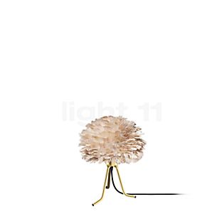 Umage Eos Lampe de table châssis laiton/abat-jour marron - ø20 cm