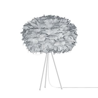 Umage Eos Table Lamp frame white/shade grey - ø45 cm