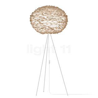 Umage Eos Tripod Floor Lamp frame white/shade brown - ø75 cm