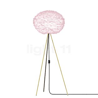 Umage Eos Tripod, lámpara de pie marco latón/pantalla rosa - ø65 cm