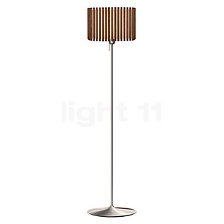 Umage Komorebi Santé Gulvlampe lampeskærm mørk eg/fod stål - 42 cm - kvadratisk