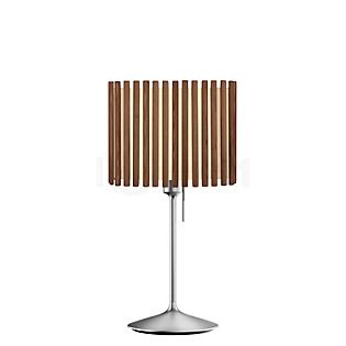 Umage Komorebi Santé Lampe de table abat-jour chêne foncé/pied acier - 33 cm - rectangulaire