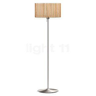 Umage Komorebi Santé Vloerlamp lampenkap eikenhout natuurlijke/voet staal - 50 cm - rechthoekig