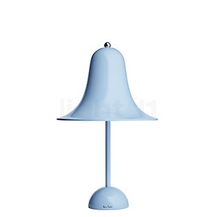 Verpan Pantop 23, Lámparas de sobremesa azul