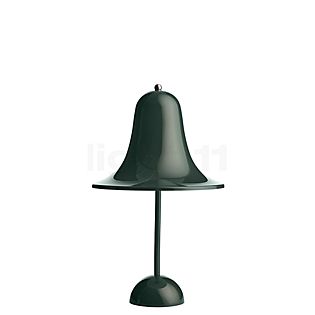 Verpan Pantop, lámpara recargable LED verde oscuro