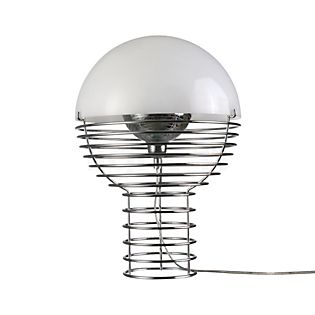 Verpan Wire, lámpara de sobremesa blanco - ø40 cm