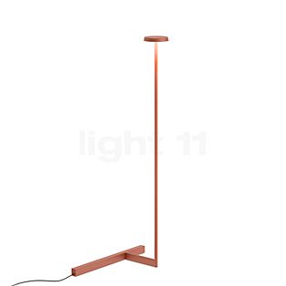 Vibia Flat 5955, lámpara de pie LED rojo