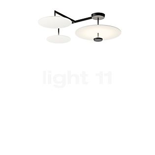 Vibia Flat Ceiling Light LED 3 lamps white - 101 cm
