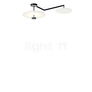 Vibia Flat Plafonnier LED 2 foyers blanc - 106 cm