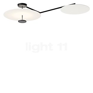 Vibia Flat, lámpara de techo LED 2 focos blanco - 186 cm