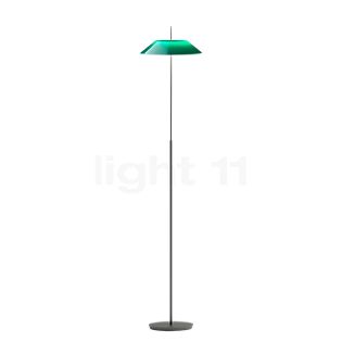 Vibia Mayfair 5510, lámpara de pie LED grafito/verde