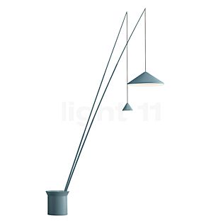 Vibia North Floor Lamp LED 2 lamps blue - ø16,5 cm + ø60 cm